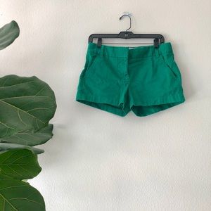 J.Crew bright green chino shorts